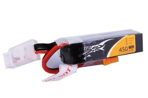 Tattu 450mAh 3S1P long size 75C XT30